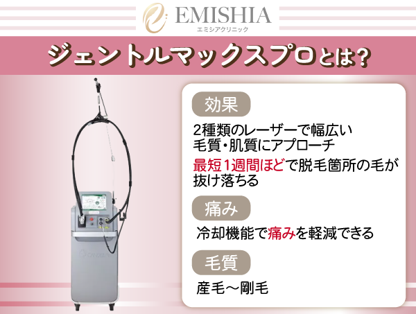 ジェントルマックスプロの特徴