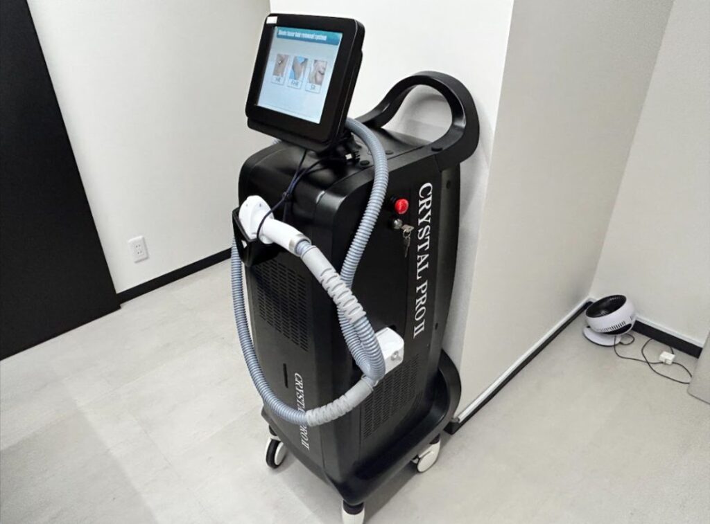エミナルクリニックメンズの脱毛機