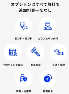レジーナクリニックオム9つのオプション料金